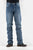 Stetson Mens Blue Cotton Blend 1211 Straight 2 Tone Jeans
