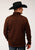 Stetson Mens Brown Polyester Bonded Knit Sweater