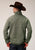 Stetson Mens Green Polyester Bonded Knit Sweater
