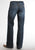 Stetson Womens Blue 100% Cotton Dark Wash City Trouser Flared Jeans