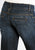 Stetson Womens Blue 100% Cotton Dark Wash City Trouser Flared Jeans