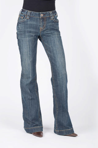 Stetson Womens Blue Cotton Blend Circle Stitch Jeans – The Western Company