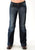 Stetson 214 Womens Blue Cotton Blend S Embroidered Jeans