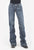 Stetson Womens Blue Cotton Blend Vertical Seaming 214 Trouser Jeans