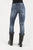 Stetson 503 Womens Blue Cotton Blend Corner Pieced Jeans
