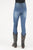 Stetson Womens Blue Cotton Blend 902 High Waist Jeans