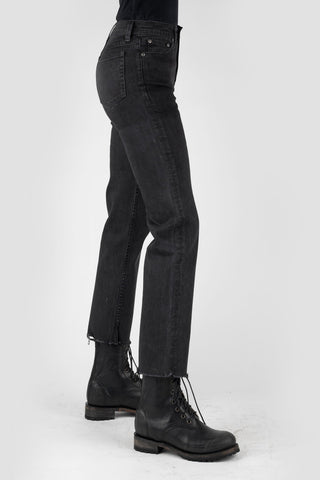 Stetson Womens Black Cotton Blend 915 High Rise Jeans