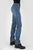 Stetson Womens Blue Cotton Blend 915 High Rise Plain Jeans