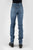 Stetson Womens Blue Cotton Blend 915 High Rise Plain Jeans