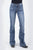 Stetson Womens Blue Cotton Blend 921 Plain Back Jeans