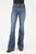 Stetson Womens Blue Poly/Rayon 921 High Waist Flare Jeans