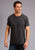 Stetson Unisex Heather Grey 100% Cotton Longhorn S/S T-Shirt
