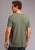 Stetson Mens Military Green 100% Cotton Est 1865 S/S T-Shirt