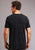 Stetson Mens Black 100% Cotton Founded Logo S/S T-Shirt