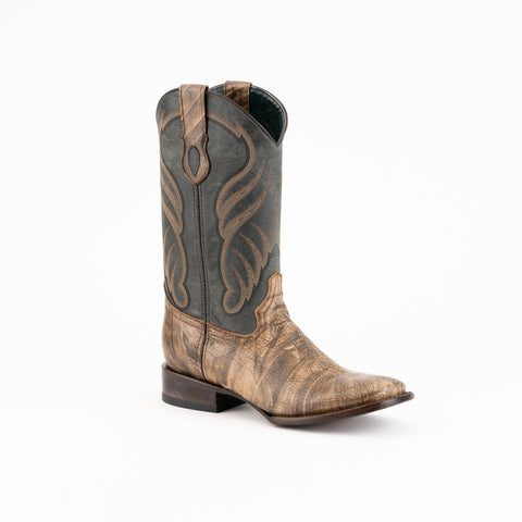 Ferrini Mens Oak Leather Hunter Cowboy Boots