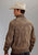 Stetson Mens Brown Antique Finish Lamb Suede Leather Jacket