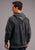 Stetson Mens Vintage Black 100% Cotton Mineral Washed Hoodie