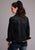 Stetson Womens Black Cotton Blend Denim Stretch Jacket