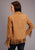 Stetson Womens Tan Leather Thick Suede Fringe Jacket