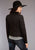 Stetson Womens Black Leather Sherpa Lined Jacket