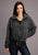 Stetson Womens Charcoal Polyester Fuzzy Teddy Bear Fleece Jacket