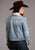 Stetson Womens Blue 100% Cotton Sherpa Lined Jacket