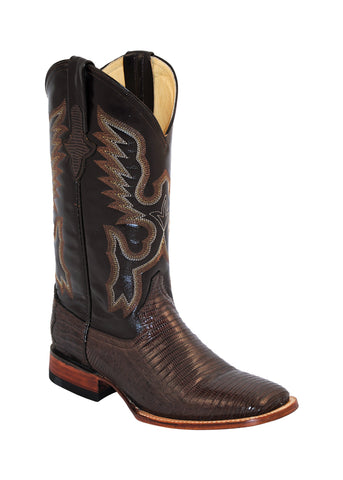 Ferrini Mens Black Leather Bronco S-Toe Western Cowboy Boots