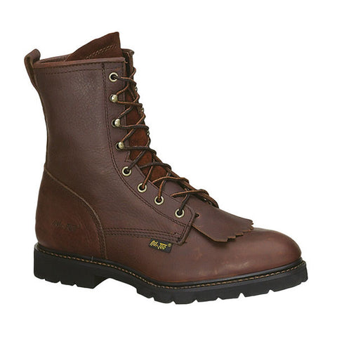 AdTec Mens Chestnut 9in Lacer Work Boots Leather Packer