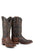 Stetson Mens Brown Leather Cody 13In Black Cowboy Boots