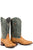 Stetson Mens Antique Saddle Ostrich Cheyenne Cowboy Boots