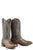 Stetson Mens Grey Ostrich 13In Ozzy Cowboy Boots