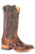 Stetson Mens Brown Leather Wicks Cowboy Boots