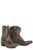 Stetson Shortie Womens Brown Leather Hazel Ankle Boots