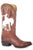 Stetson Womens Brown Leather Remi Bucking Bronco Cowboy Boots