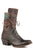 Stetson Womens Brown Leather Emory 10In Goat Ankle Boots