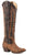 Stetson Womens Brown Python Miley 18In Otk Cowboy Boots