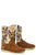 Tin Haul Boys Infants Brown Leather Stampede Born To Ride Cowboy Boots