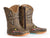 Tin Haul Boys Infant Brown Leather Mini Swamp Gator Cowboy Boots