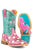 Tin Haul Girls Toddler Pink/Blue Leather Miss Dotty Cowboy Boots