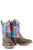 Tin Haul Kids Girls Multi-Color Leather Bloomin Flowers Cowboy Boots