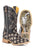 Tin Haul Boots Mens Brown Leather Gunslinger Gun Metal Check Cowboy