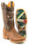Tin Haul Mens Brown/Tan Leather Alpha Angler Cowboy Boots
