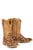 Tin Haul Womens Golden Crater Leather Don't Be Square Cowboy Boots