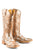 Tin Haul Womens Tan Leather Mish & Mash Cowboy Boots
