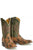 Tin Haul Womens Olive Leather Cactaplicity Desert Moon Cowboy Boots