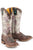Tin Haul Womens Dark Brown Leather Rosealiscious Cowboy Boots