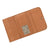 American West Hitchin Post Natural Tan Leather Tooled Trifold Wallet