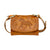 American West Hitchin Post Natural Tan Leather Texas Two Step Crossbody Bag