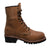 AdTec Mens Brown 8in WP Logger Work Boots Leather
