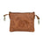 American West Hitchin Post Light Brown Leather Trail Rider Hip Crossbody Bag